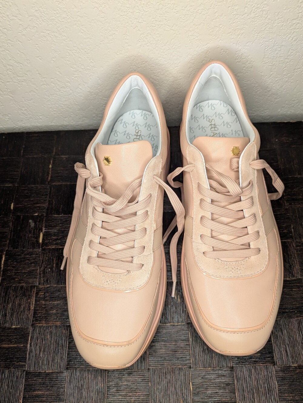 Stuart Weitzman Jaqi Platform Sneakers - Poudre Pink (Size 9 / 39.5) - Picture 6 of 15